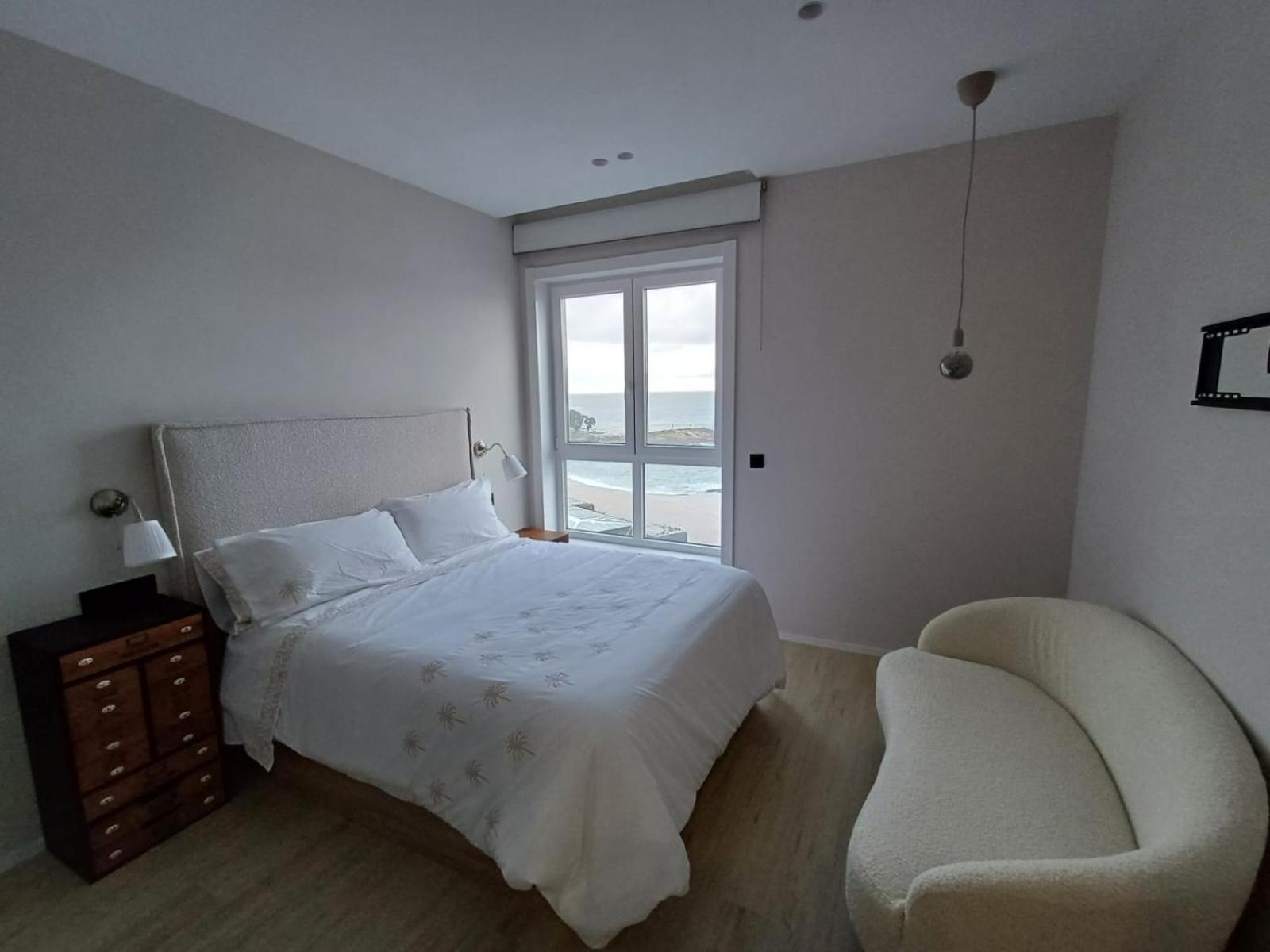 شقة Piso Con Vistas A La Playa De Riazor آكورونيا المظهر الخارجي الصورة